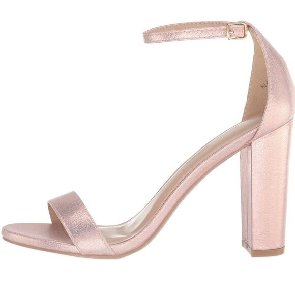 DREAM PAIRS Women's Hi-Chunk High Heel Pump Sandals - Picture 2 of 2